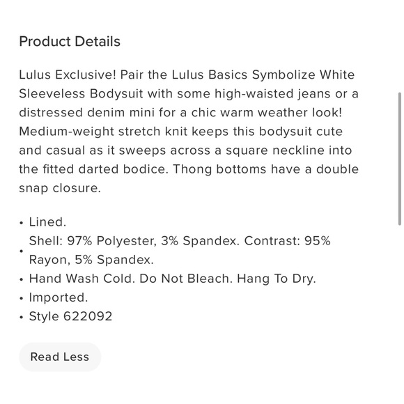 Lulus Basics Symbolize White Sleeveless Bodysuit - Picture 6 of 10